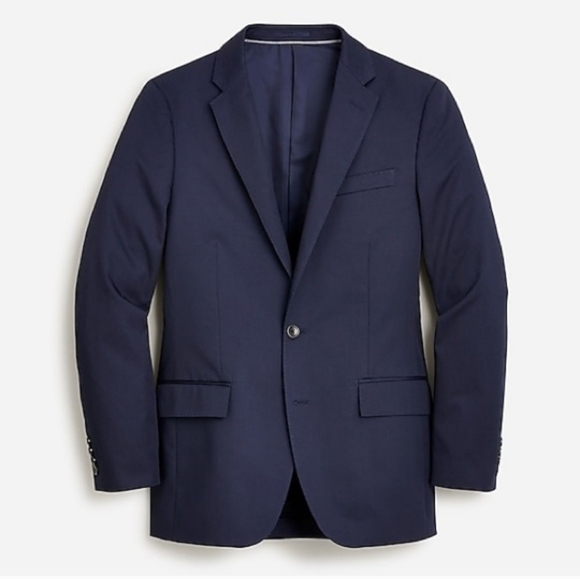 J Crew Ludlow Slim Fit Suit Jacket In Italian Chino Size 36S AT050